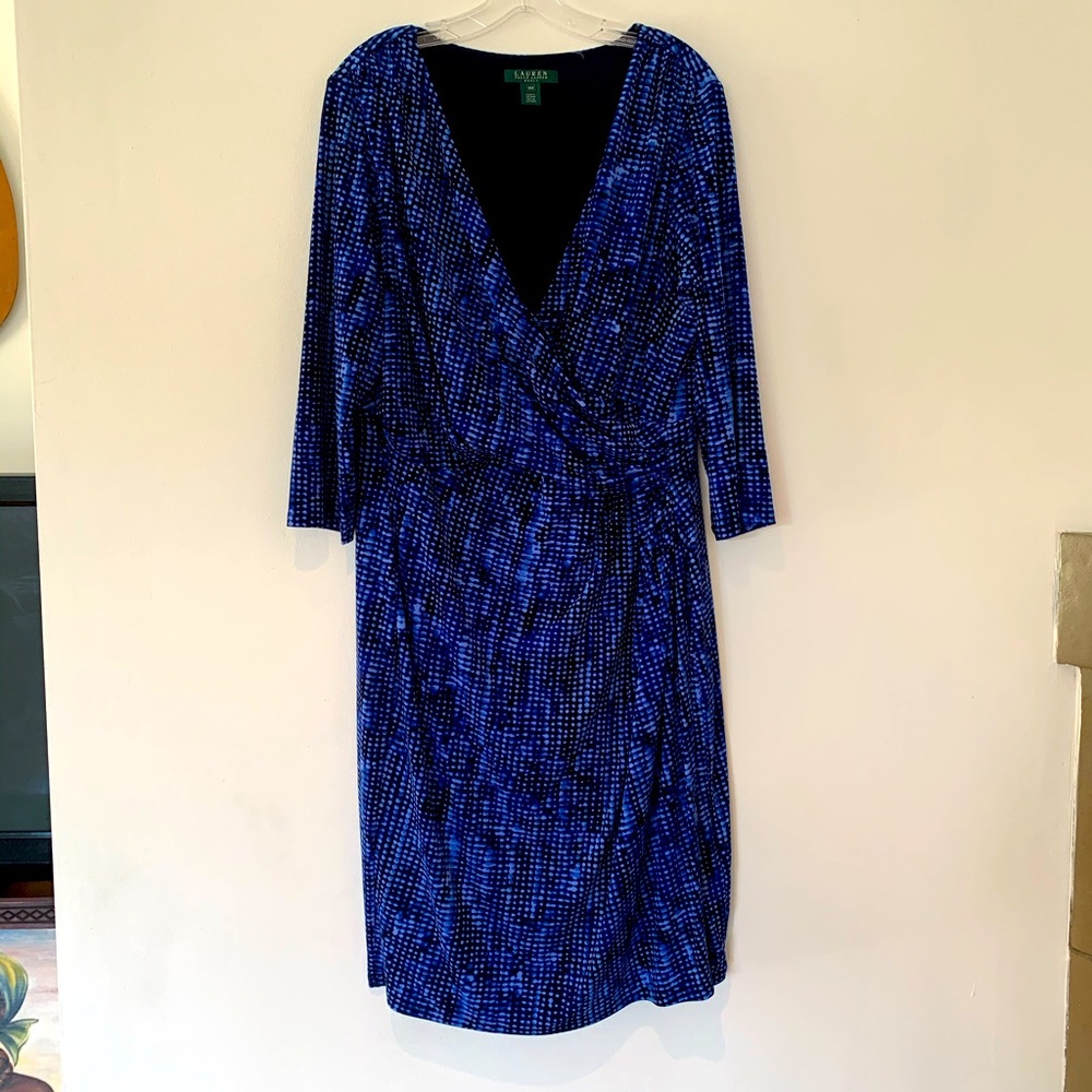 NEW!! Ralph Lauren Cool Blue Dress